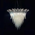 D0087 Dutti LED Crystal Flower Modern Chandelier for dining room, Ballroom, Jewelry Store, Lobby