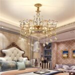 DB010 DUTTI LED Bronze Chandelier crystal luxury for living room villa lobby restaurant bedroom American European Nordic 5 6 8 10 15 light arm