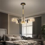 Dutti D0078 LED Chandelier for living room dining room Hotel Nordic post-modern minimalist bedroom creative lighting