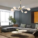 Dutti D0081 LED chandelier for living room dining room modern minimalist creative dining table stylish personality atmosphere acrylic infinite color changing