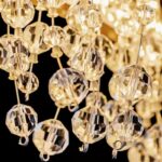 D0103 Dutti LED Crystal Brass Wave Modern Chandelier Elevating Dining Experiences in Restaurants, Bars, Showrooms, and Dining Rooms